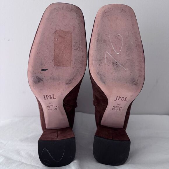 J. McLaughlin Evie Suede Booties in Cocoa 9.5 - Picture 9 of 11